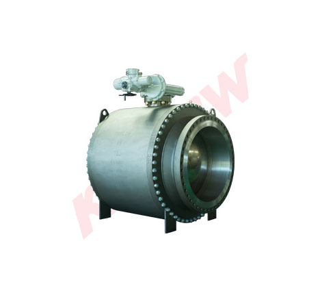 Trunnion mounted ball valve